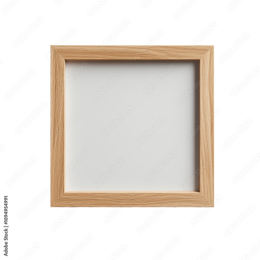 Empty wooden photo frame for creative display Empty wooden photo frame for creative display