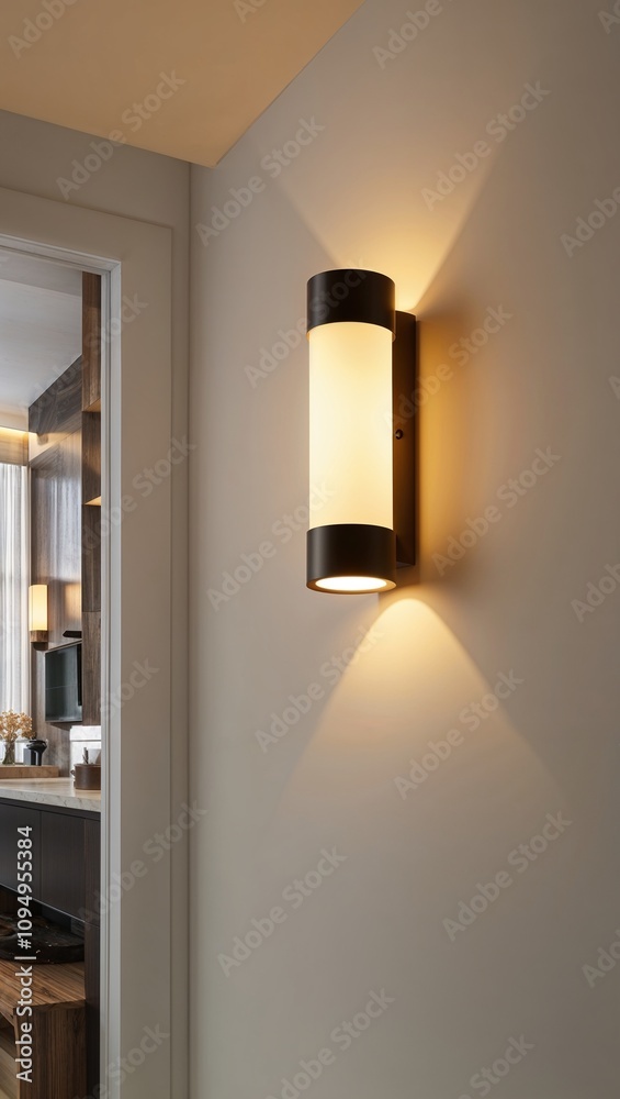 Mounted LED sconces for chic warm ambient lighting