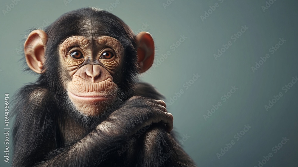 Monkey Day, copy space Monkey Day, copy space