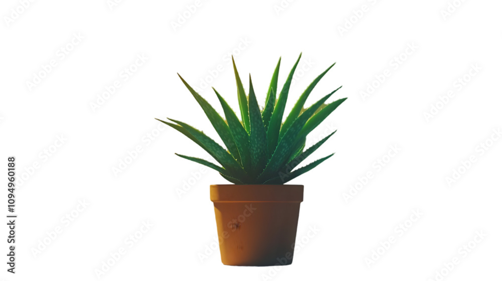 3D Render of Aloe Vera Plant in a Pot 3D Render of Aloe Vera Plant in a Pot