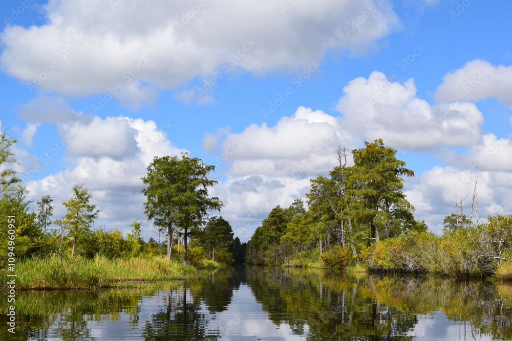 Clouds over the Okefenokee Swamp Georgia Clouds over the Okefenokee Swamp Georgia