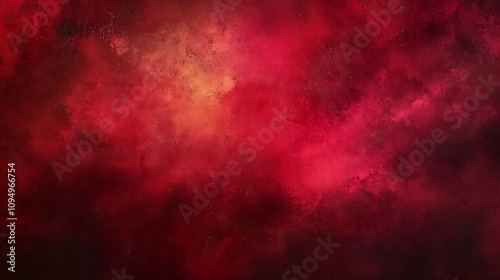  Abstract red watercolor background with dark grunge texture and smoke , distressed vintage. dark maroon background, dark crimson texture, banner 