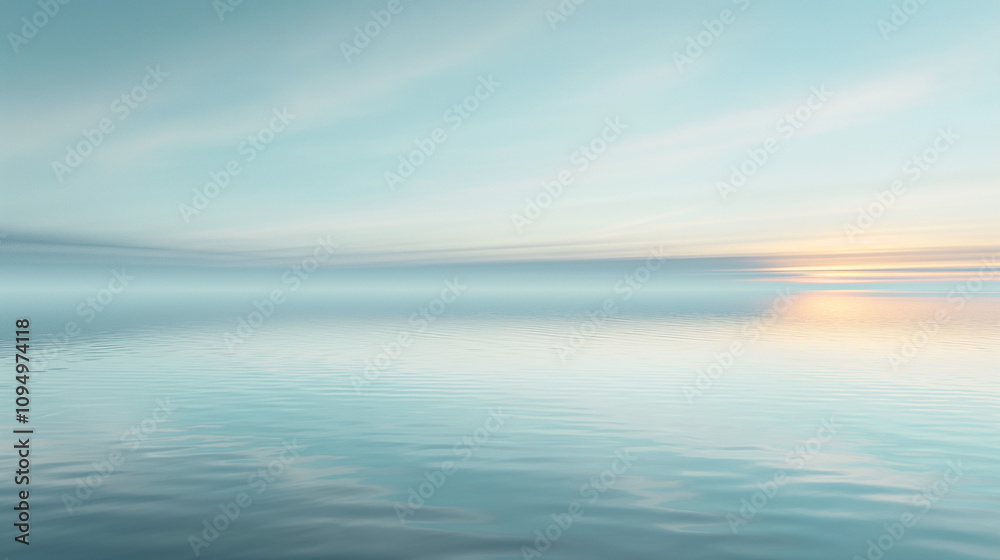 A tranquil sky at dawn A tranquil sky at dawn