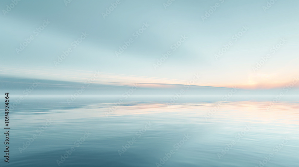 Obraz premium A tranquil sky at dawn