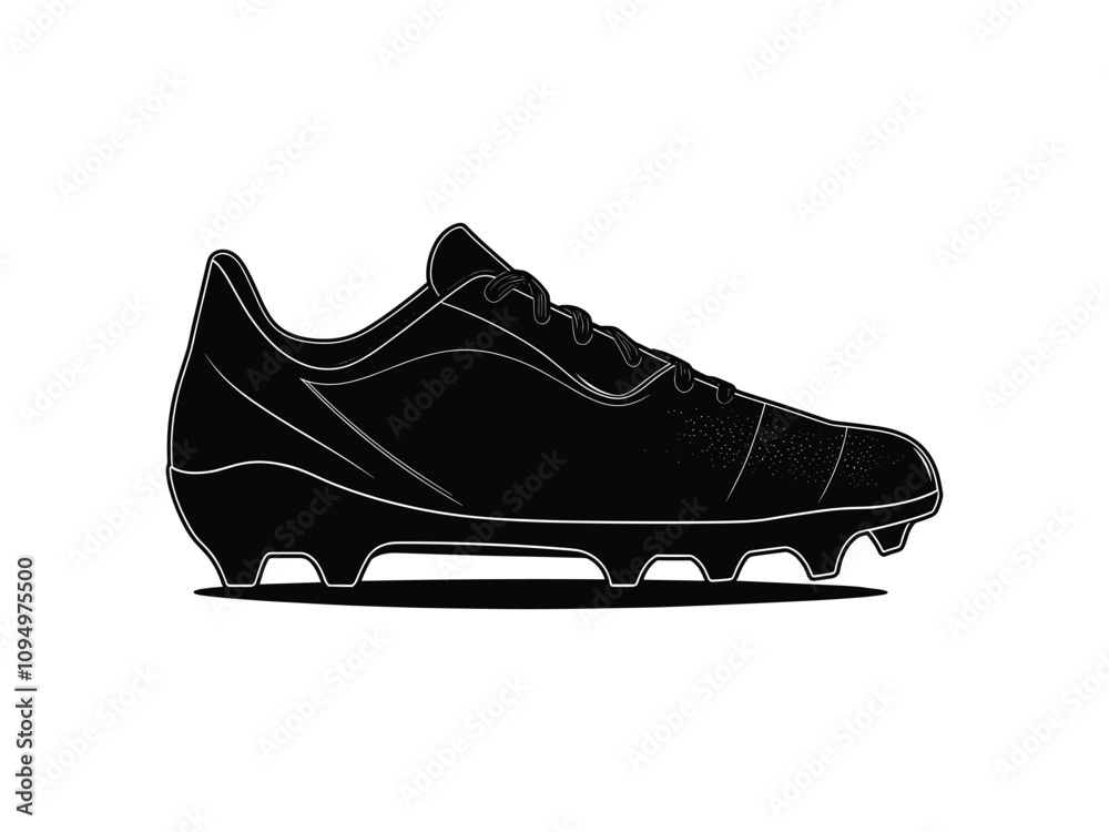 Football Cleats Silhouettes – Trendy Sports Design for Creative Projects Football Cleats Silhouettes – Trendy Sports Design for Creative Projects