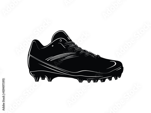 Football Cleats Silhouettes – Trendy Sports Design for Creative Projects