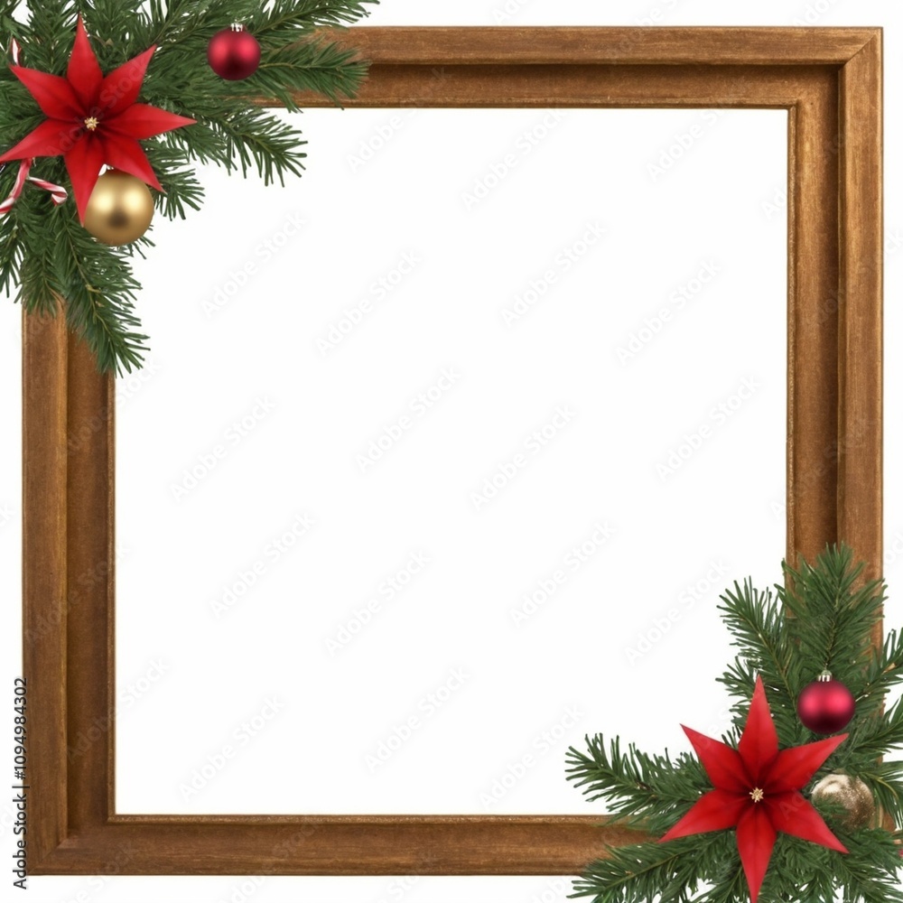 Christmas Decorative isolated photo Frames 