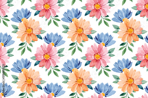 Watercolor Floral Background: Soft and Elegant Artistic Design