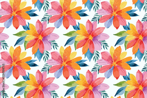 Watercolor Floral Background: Soft and Elegant Artistic Design