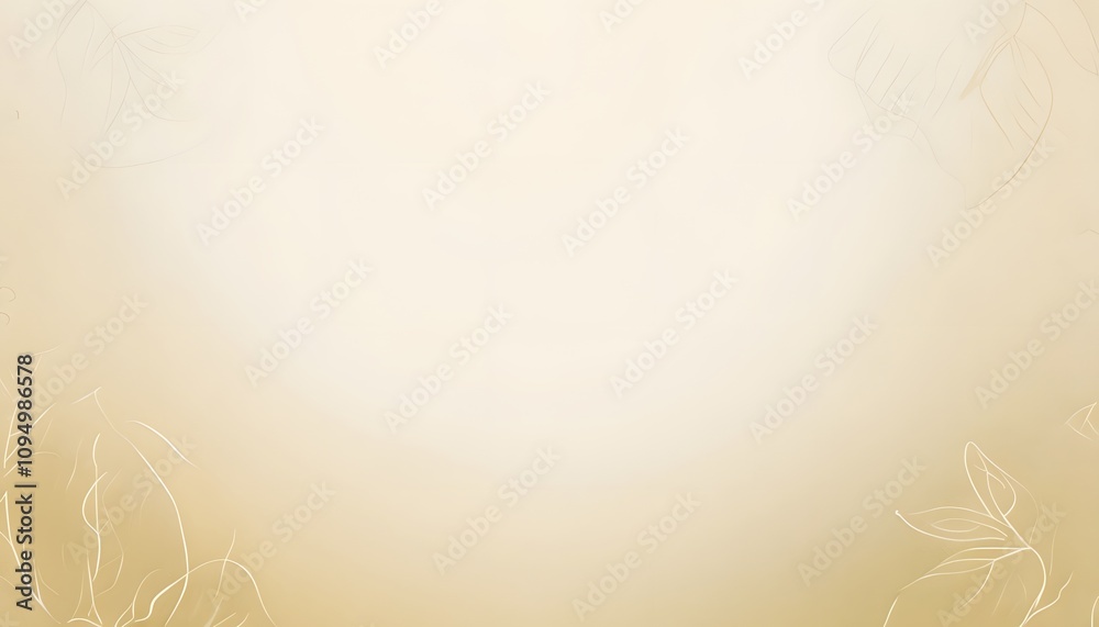 Clean and Minimalist Background with Beige to Gold Gradient and Abstract Details Clean and Minimalist Background with Beige to Gold Gradient and Abstract Details