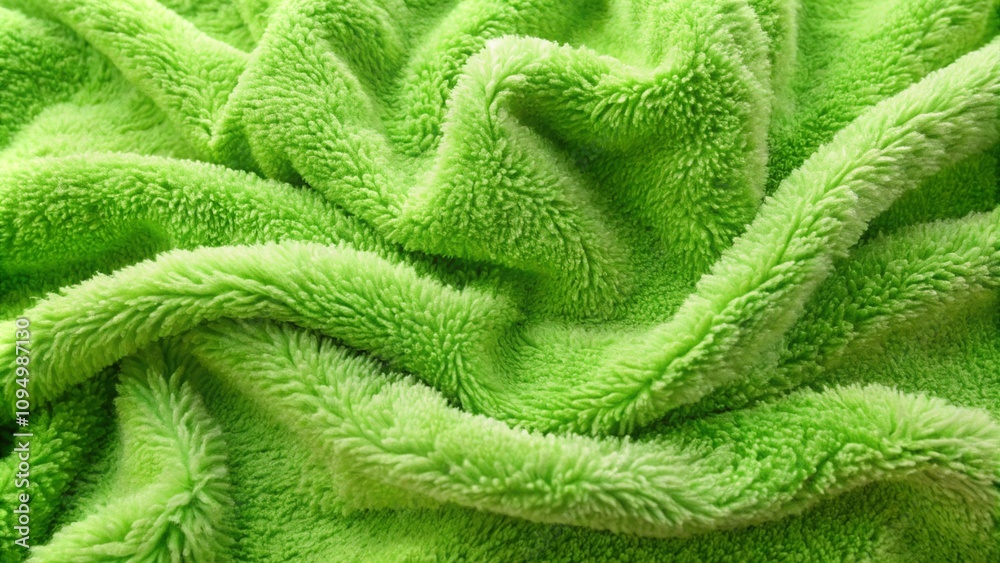 Green fluffy towel fabric soft texture background
Green fluffy towel fabric soft texture background