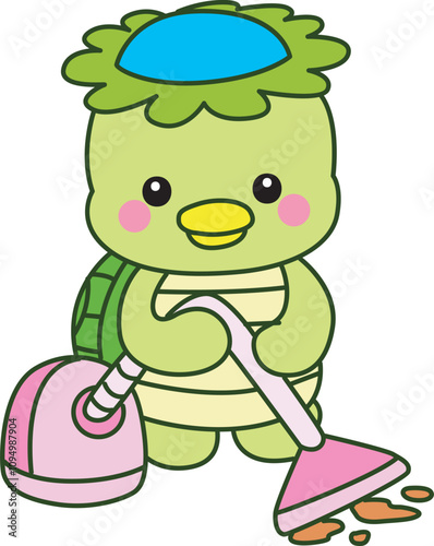 Kawaii japanese mythology Kappa sticker cute.
Cute kappa mascot ghost japanese.