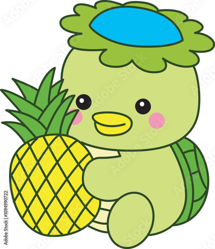 Kawaii japanese mythology Kappa sticker cute.
Cute kappa mascot ghost japanese.