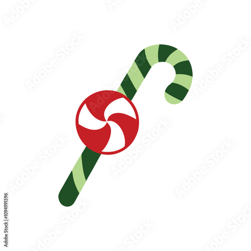 Christmas candy vector