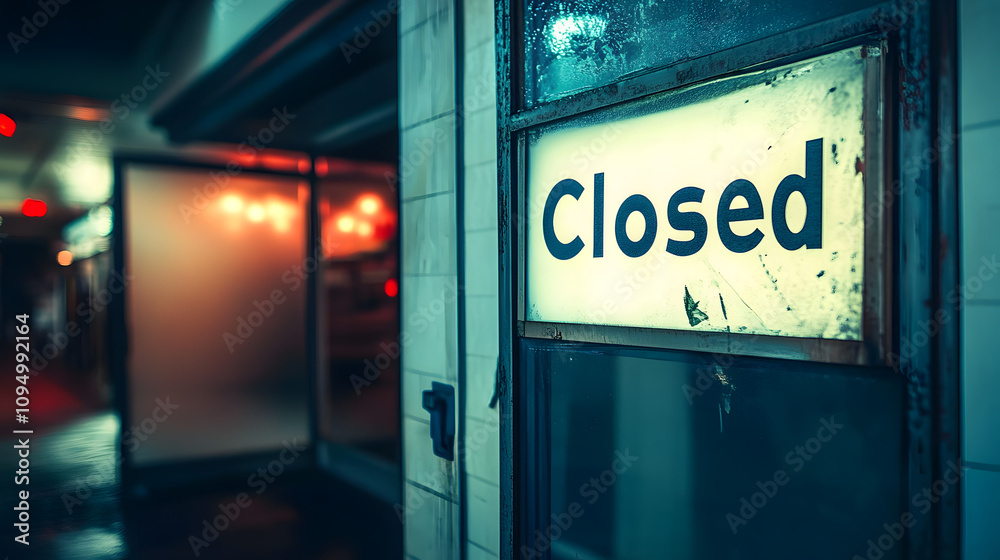 A closed small business storefront at dusk, with the warm glow of interior lights softly illuminating the window. The peaceful atmosphere captures the calm of the evening as the shop awaits its next d A closed small business storefront at dusk, with the warm glow of interior lights softly illuminating the window. The peaceful atmosphere captures the calm of the evening as the shop awaits its next d