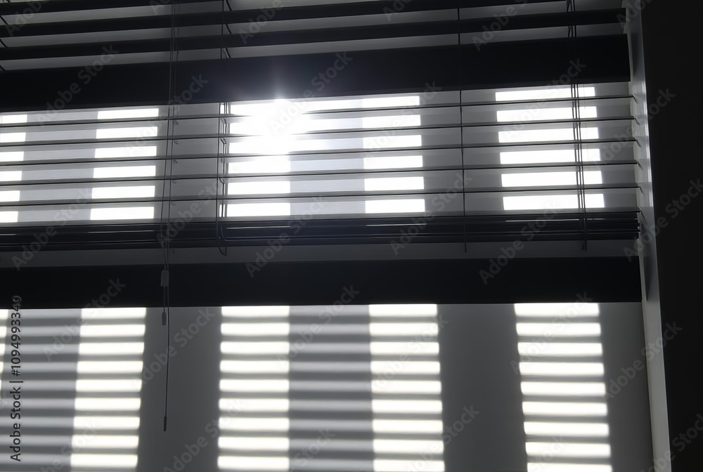 Light Through Blinds Parallel rays of light slice through the sl Light Through Blinds Parallel rays of light slice through the sl