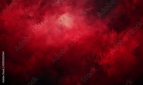  Abstract red watercolor background with dark grunge texture and smoke , distressed vintage. dark maroon background, dark crimson texture, banner 