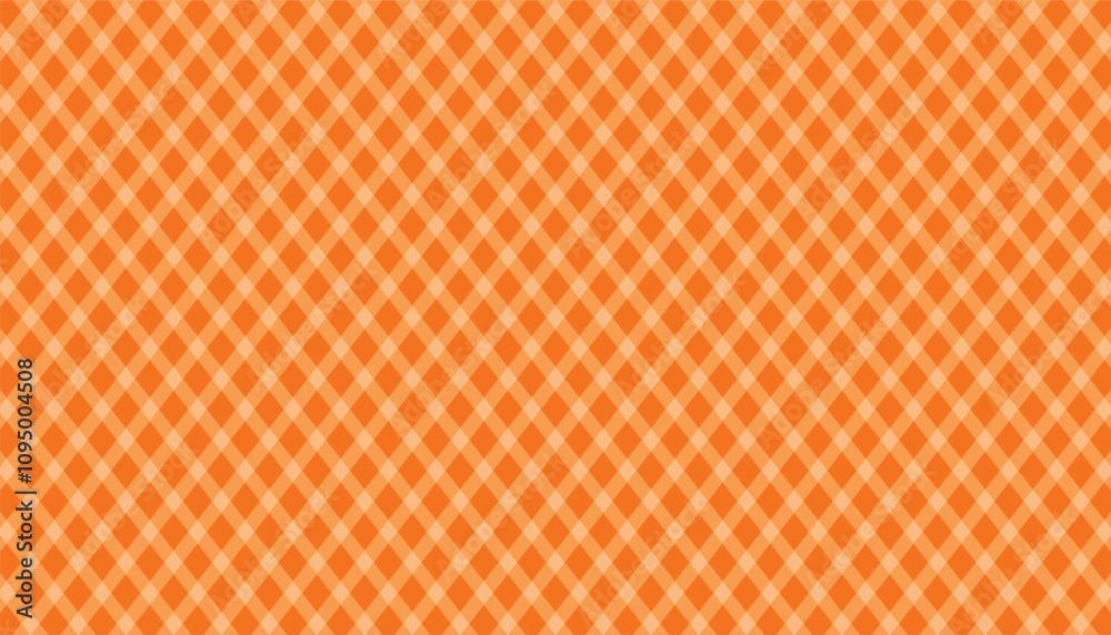 Diagonal white checkered in the orange background. stripes and abstract seamless diagonal stripes. paper or fabric design Diagonal white checkered in the orange background. stripes and abstract seamless diagonal stripes. paper or fabric design