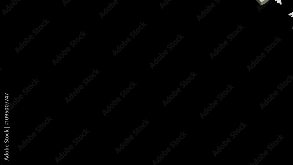 Dollar banknote bundles flying emoji Animation Dollar banknote bundles flying emoji Animation