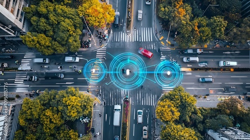 Seamless of wireless charging technology into electric vehicle infrastructure enabling effortless power transfer and uninterrupted mobility within urban transportation networks photo