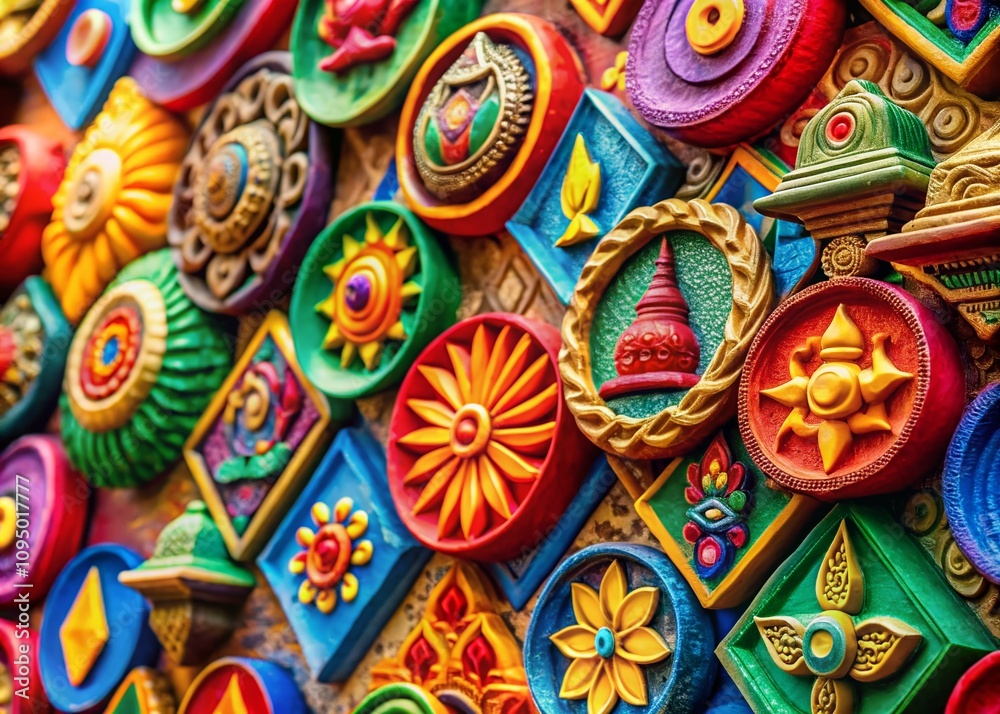 Intricate Macro Photography of Various Sign Symbols Captured in Detail, Showcasing Their Unique Textures and Colors for Creative Use in Design and Communication Intricate Macro Photography of Various Sign Symbols Captured in Detail, Showcasing Their Unique Textures and Colors for Creative Use in Design and Communication