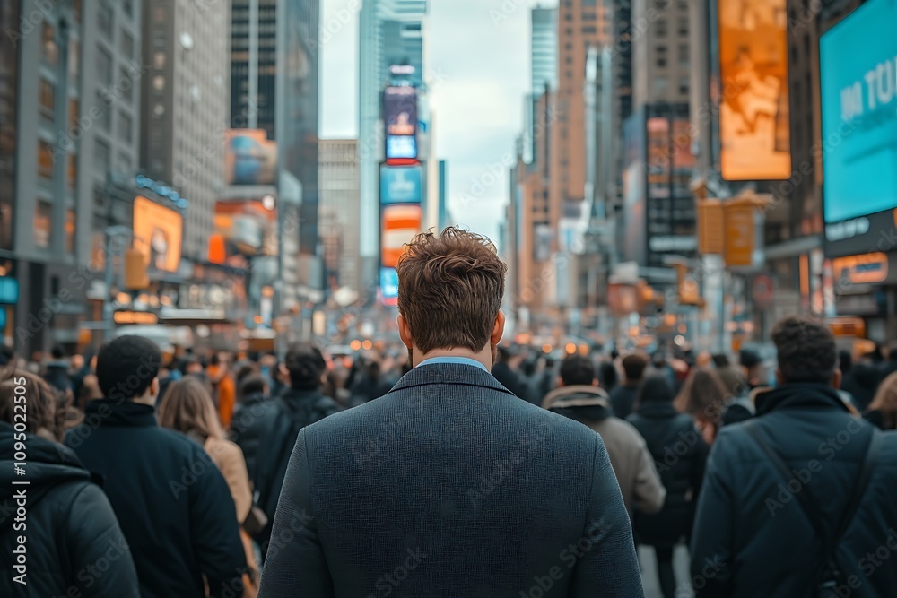 Anonymous Man in Suit, Cityscape Street Photography Anonymous Man in Suit, Cityscape Street Photography