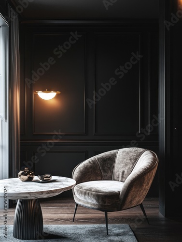 Dark Room Interior Design F...