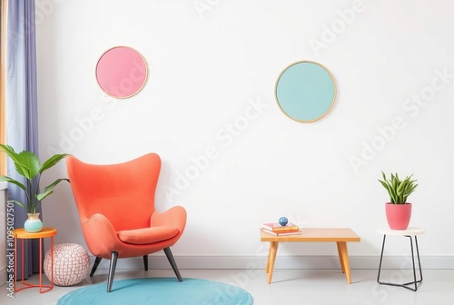 Color Flair A playful modern color scheme with a pop of color an photo