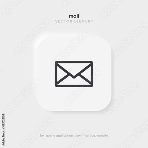 New message notification concept on realistic smartphone mockup. New email pop up. Incoming, open messaging. Chatting, mail, post, letter symbol, sign, emblem with new notification for UI UX website
