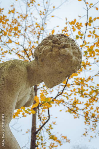 The Marble Player, Parc Monceau, Paris, France photo