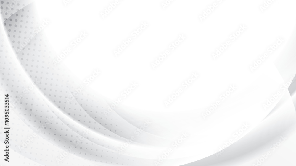 Abstract white and gray color, modern design stripes background with curve lines and dot pattern. Vector illustration. Abstract white and gray color, modern design stripes background with curve lines and dot pattern. Vector illustration.