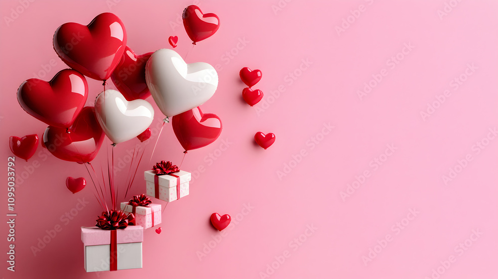 Valentine's Day Romantic Red Heart Box, a Vector Illustration for Love and Celebration, love Valentine's Day Romantic Red Heart Box, a Vector Illustration for Love and Celebration, love