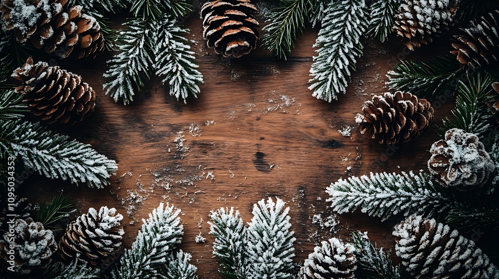 Naklejka premium Cozy Christmas Scenes: Decorated Tree, Warm Fireplace, and Festive Lantern in Snow