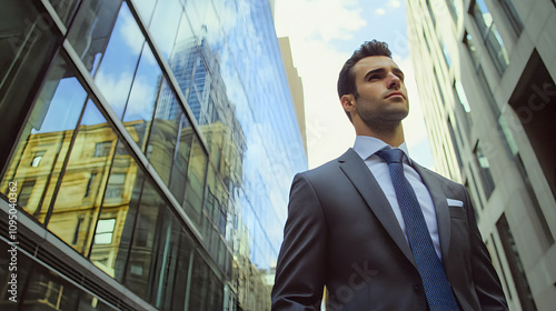 businessman in office