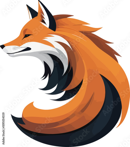 Abstract fox design Adobe Illustrator Artwork photo