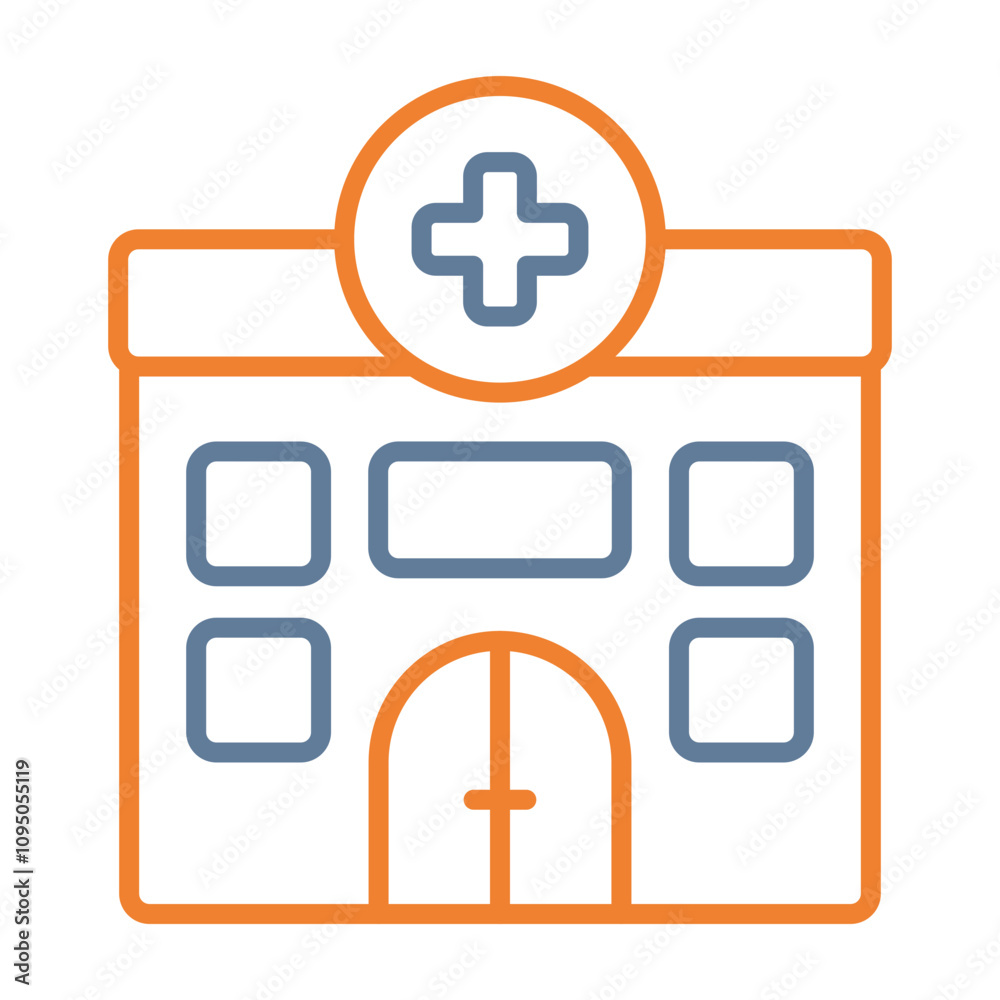 Fototapeta premium Doctors Office Icon Design