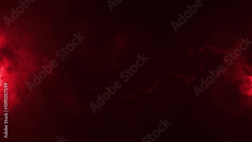 red background
