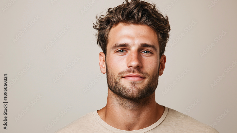 Portrait of a Handsome and Confident Young Man Portrait of a Handsome and Confident Young Man
