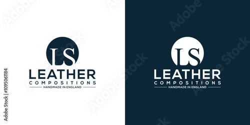 LS logo in circle, business logo, accountant logo, law logo