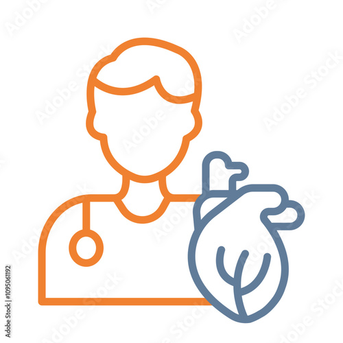 Cardiologist Vector Icon Design