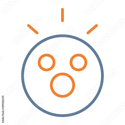 Awe Vector Icon Design