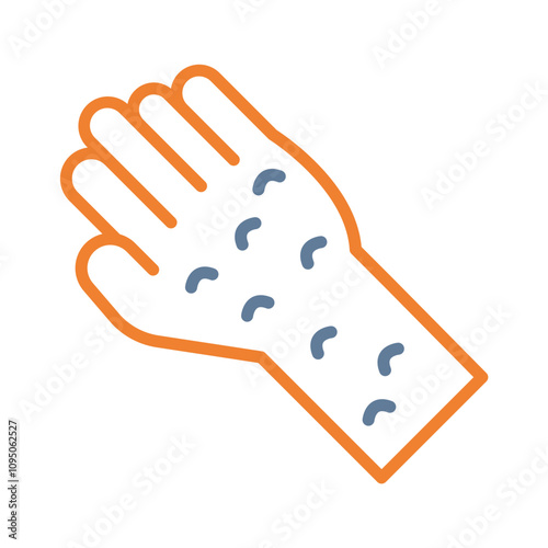 Skin Rash Vector Icon Design