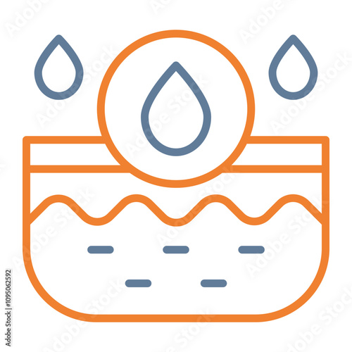 Oil Skin Vector Icon Design