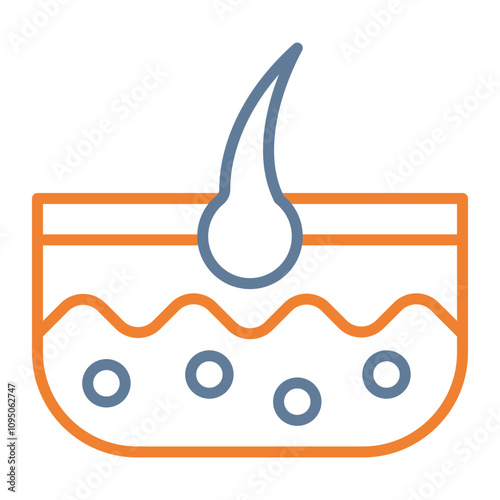 Hair Vector Icon Design