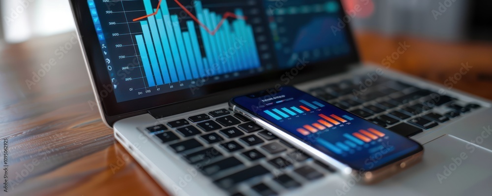 Financial Data Analysis on Mobile and Laptop Screens. Financial Data Analysis on Mobile and Laptop Screens.