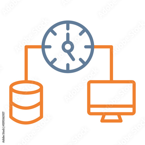 Latency Vector Icon Design