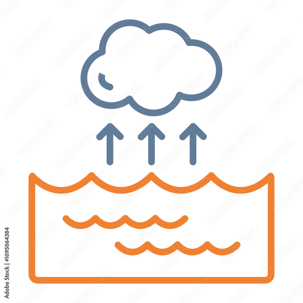 Water Vapor Vector Icon Design Water Vapor Vector Icon Design