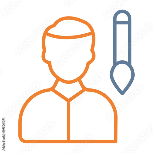 Artist Vector Icon Design