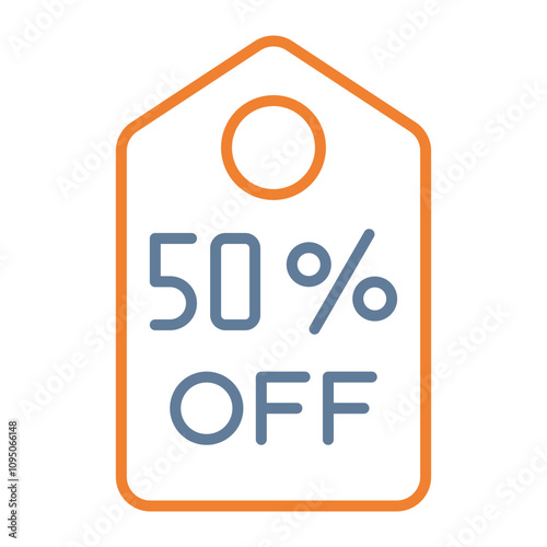 50 % Off Icon Design