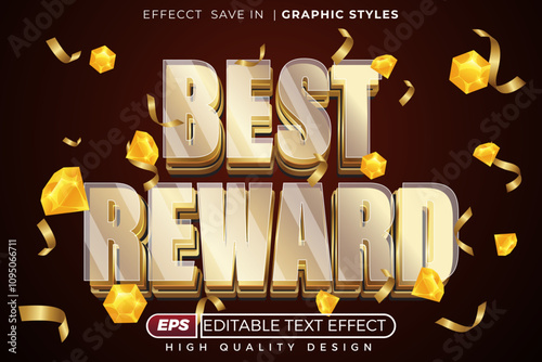 Editable 3d text effect best reward